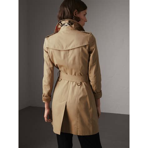 burberry chelsea mid length trench coat